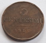 Italia, Lombardia-Venetia, 3 Centesimi 1822