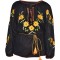 Bluza tip ie traditionala dama IM1, marime L, negru