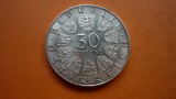 50 SCHILLING 1968 ARGINT, Europa