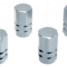 Set capacele auto Automax pentru ventil hexagon silver, 4 buc. AutoDrive ProParts