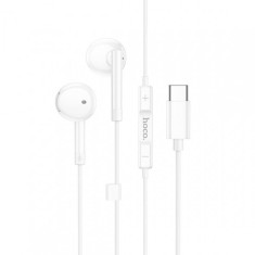 Handsfree USB-C HOCO M95, Alb