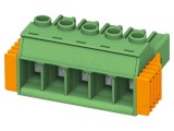 Regletă de conexiuni deconectabilă, 4 pini, pas 7,62 mm