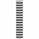 VidaXL Jaluzea tip zebra neagră lățime țesătură 40,9 cm poliester