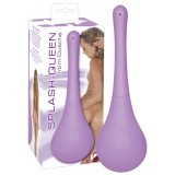 Irigator igiena intima You2toys Splash Queen, 250ml, mov, 23cm, silicon, ABS, stropitor detasabil