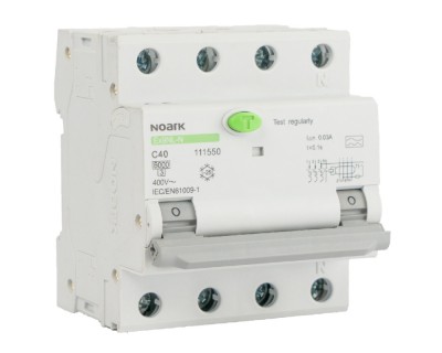 Diferential 16A 3P+N C 30mA 6kA Noark Ex9NL-N 111514 foto