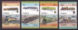 Tuvalu 1984 - Locomotive, trenuri, serie neuzata