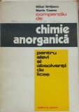 COMPENDIU DE CHIMIE ANORGANICA PENTRU ELEVI SI ABSOLVENTI DE LICEE - M. STRAJESCU