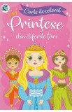 Printese din diferite tari. Carte de colorat - Luminita Albu