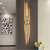 Cumpara ieftin Aplica LED 37W, 3 brate, negru + auriu, 80CM, lumina calda/neutra/rece
