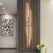Aplica LED 37W, 3 brate, negru + auriu, 80CM, lumina calda/neutra/rece