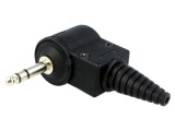 Mufă Jack 6,3mm Stereo 90&deg; Jumbo 15mm