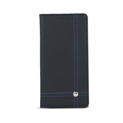Husa Flip Carte Smart Focus Huawei Y7 Negru/Blue