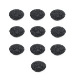 Set 10 Bureti Protectie Spuma Negru PNI pentru Casti - Confort si Izolare Fonica
