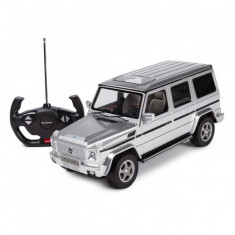 MASINA CU TELECOMANDA MERCEDES-BENZ G55 ARGINTIU CU SCARA 1 LA 14 foto