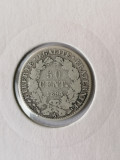 50 centimes 1894 A. Argint Franta, Europa