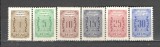 Turcia.1962 Timbre de serviciu-Cifra ST.161