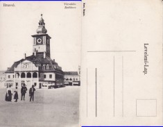 Brasov - Primaria, piata - animata, rara
