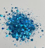 Chunky Glitter Light Blue, Erfello Candle Co