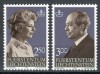 Liechtenstein 1983 828/29 MNH nestampilat - Printul Franz Josef si printesa Gina