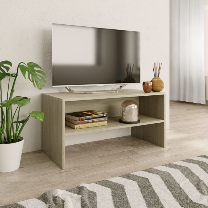 Comoda TV, stejar Sonoma, 80x40x40 cm, PAL GartenMobel Dekor