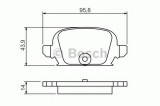 Set placute frana,frana disc OPEL TIGRA TwinTop (2004 - 2016) BOSCH 0 986 494 340