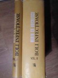 Boli Infectioase vol. 1-2, Marin Voiculescu, Editura Medicala 1989, Medicina, 579 pagini, Hardcover