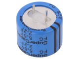 Supercondensator THT 2,2F 5,5VDC 7,62mm 35&Omega;