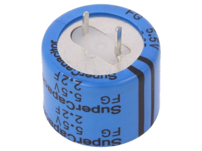Condensator supercondensator 2,2F 5,5VDC