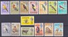 DB1 Colonii 1961 Fauna Africana Pasari Ocupatii Bechuanaland Protectorat Uzuale QE II 14 v. MNH, Nestampilat