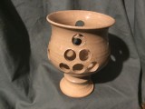 arta si design - Suport de lumanari din ceramica realizat manual arta scandinava cu semnatura artistului !