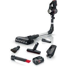 Aspirator vertical 2in1 BOSCH Unlimited 7 BCS712XXL, 0.3l, 18V, autonomie max 40 min, Quick Stan, negru-argintiu