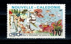 New Caledonia 1991 - Inst. de cercetari stiintifice, neuzat foto