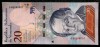 Venezuela 20 Bolivares Soberano 2018 UNC Bancnota NeCirculata. Numismatica