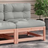 vidaXL Canapea de grădină fără cotiere, cu perne, lemn masiv douglas 838083