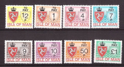 Isle of Man 1975 - Porto, serie neuzata foto