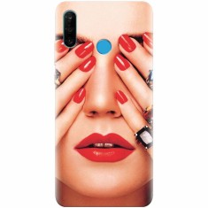 Husa silicon pentru Huawei P30 Lite, Rings On All Fingers foto