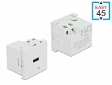 Modul Easy 45 de incarcare cu 1 x USB-A, Delock 81311