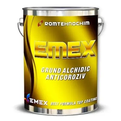 Grund Alchidic Anticoroziv &amp;ldquo;Emex&amp;rdquo; - Rosu - Bid. 30 Kg foto