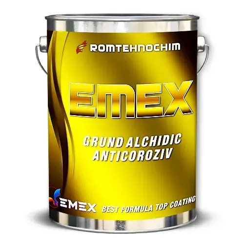Grund Alchidic Anticoroziv &ldquo;Emex&rdquo; - Rosu - Bid. 30 Kg