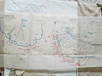 Harta. Schita nr.37 si schita nr.44, primul razboi mondial, detalii in descriere foto