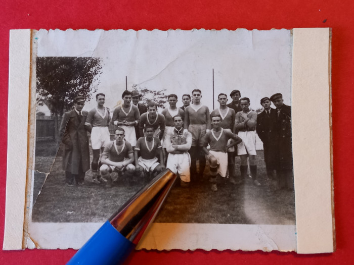 Foto fotbal - meci FOTBAL1936 (vezi verso)