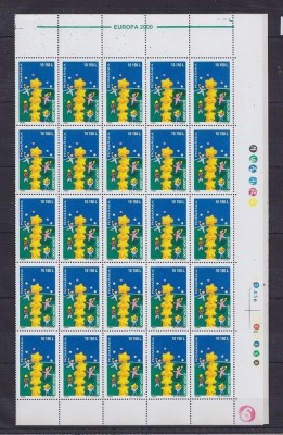 Romania 2000 50 x Europa CEPT in fold block Mi.5487 MNH CD.009 foto