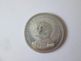 Rara! Portugalia 500 Reis 1898 argint aUNC cu patina frumoasa,moneda comemorativa:400 de ani de la descoperirea Indiei,diam:30 mm,greutate:12,50 gr.