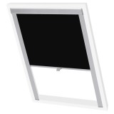 Jaluzea Rulou Opaca Neagra Compatibila Velux M06/306 vidaXL, Blocare Caldura, Poliester, Montare Usoara