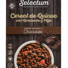 Cereale de quinoa cu amarant si mei cu aroma de ciocolata, 300g, Selectum