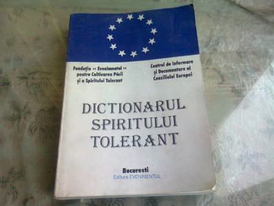 DICTIONARUL SPIRITULUIM TOLERANT foto