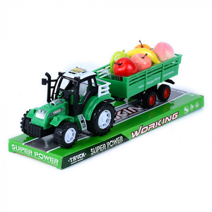 Tractor Cu Remorca Fructe 2595
