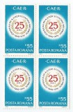 |Romania, LP 854/1974, A 25-a aniversare a C.A.E.R., bloc 4, MNH