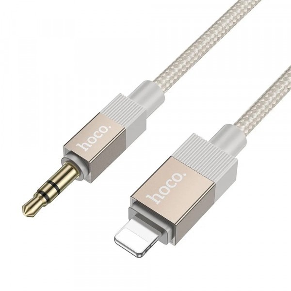 Cablu Audio 3.5mm - Lightning HOCO UPA32A, Auriu