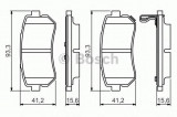 Set placute frana,frana disc HYUNDAI i20 (PB, PBT) (2008 - 2014) BOSCH 0 986 495 354